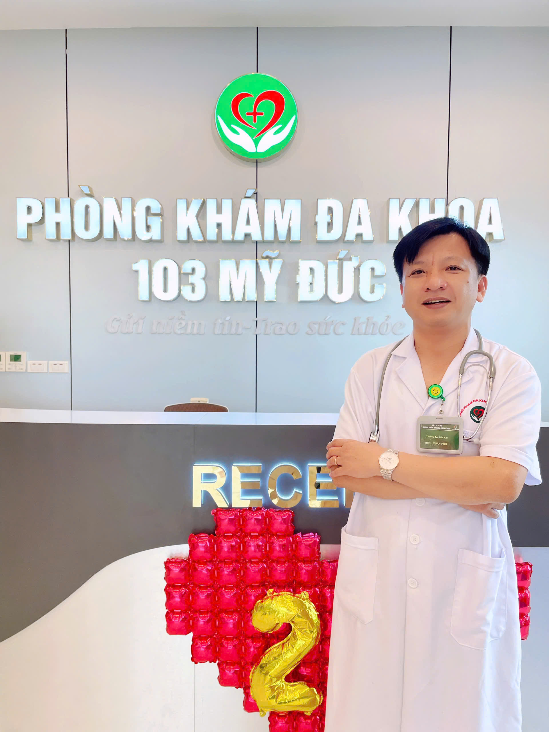 Trung Ta. Bs CKII Trinh Xuan Phu chuyen nganh noi khoa